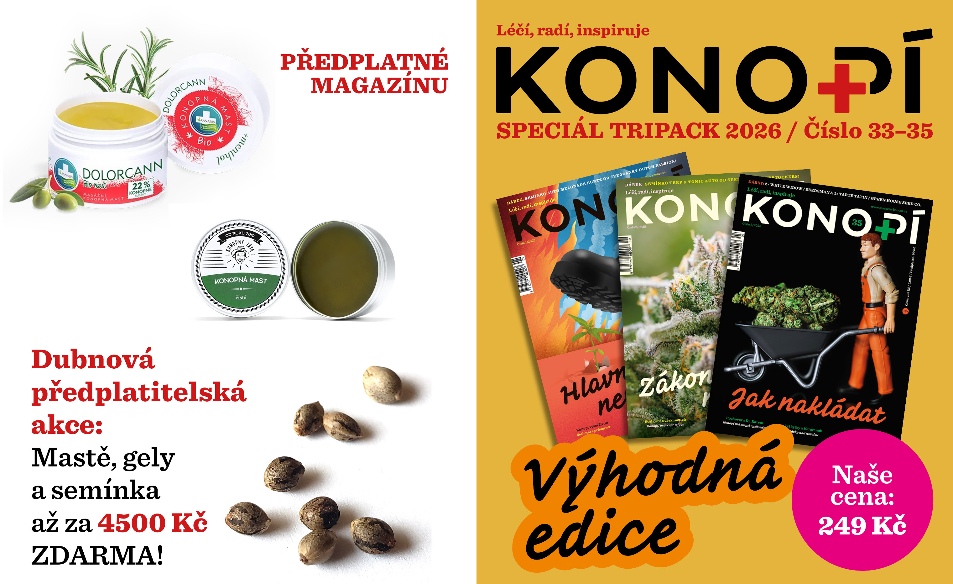 promo předplatného časopisů